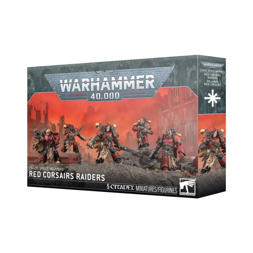 Warhammer 40,000 Chaos Space Marines: Red Corsairs Raiders - Miniatures Games