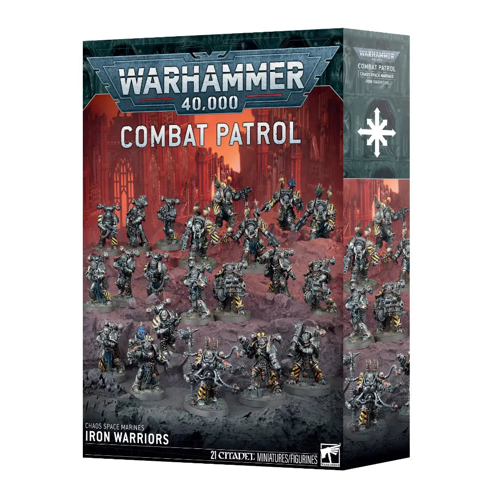 Warhammer 40,000 Combat Patrol Chaos Space Marines Iron Warriors - Miniatures Games