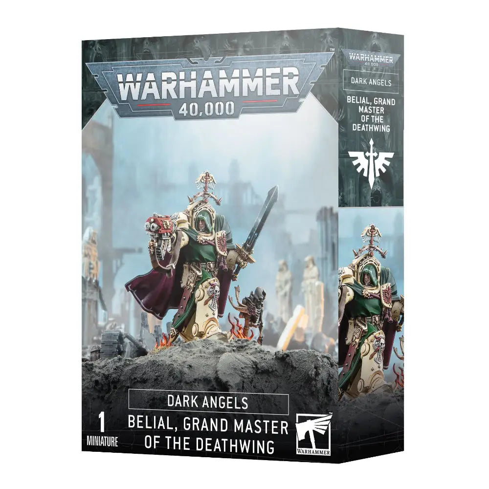 Warhammer 40,000 Dark Angels: Belial Grand Master of the Deathwing - Miniatures Games