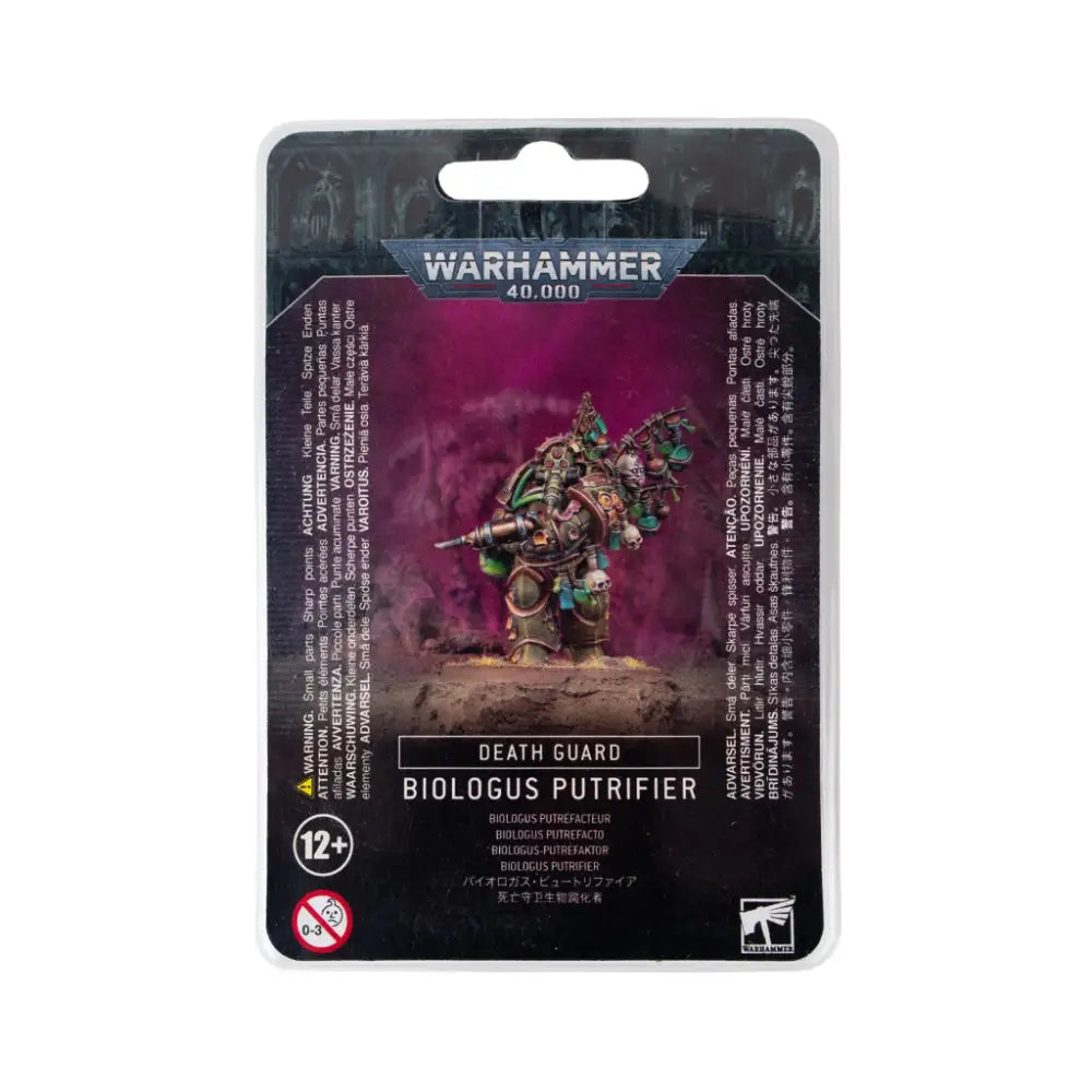 Warhammer 40,000 Death Guard: Biologus Putrifier - Miniatures Games