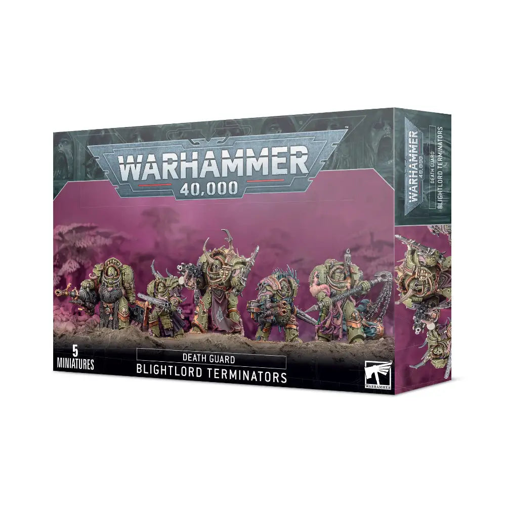 Warhammer 40,000 Death Guard: Blightlord Terminators - Miniatures Games