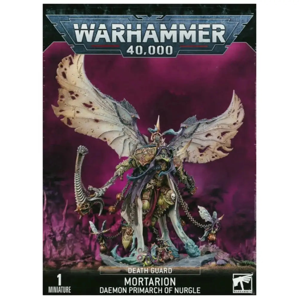Warhammer 40,000 Death Guard: Mortarion Daemon Primarch of Nurgle - Miniatures Games