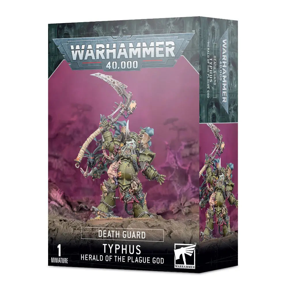 Warhammer 40,000 Death Guard: Typhus Herald of the Plague God - Miniatures Games