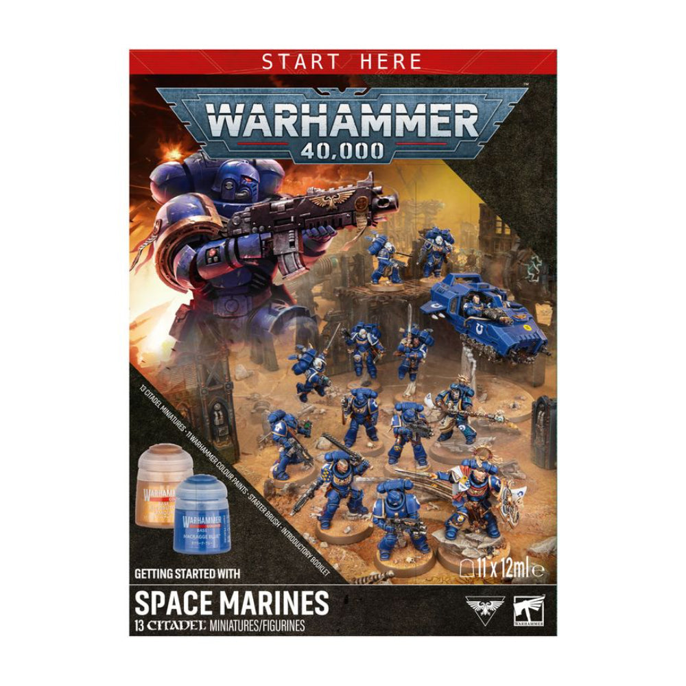 Warhammer 40,000 Getting Started: Space Marines - Miniatures Games