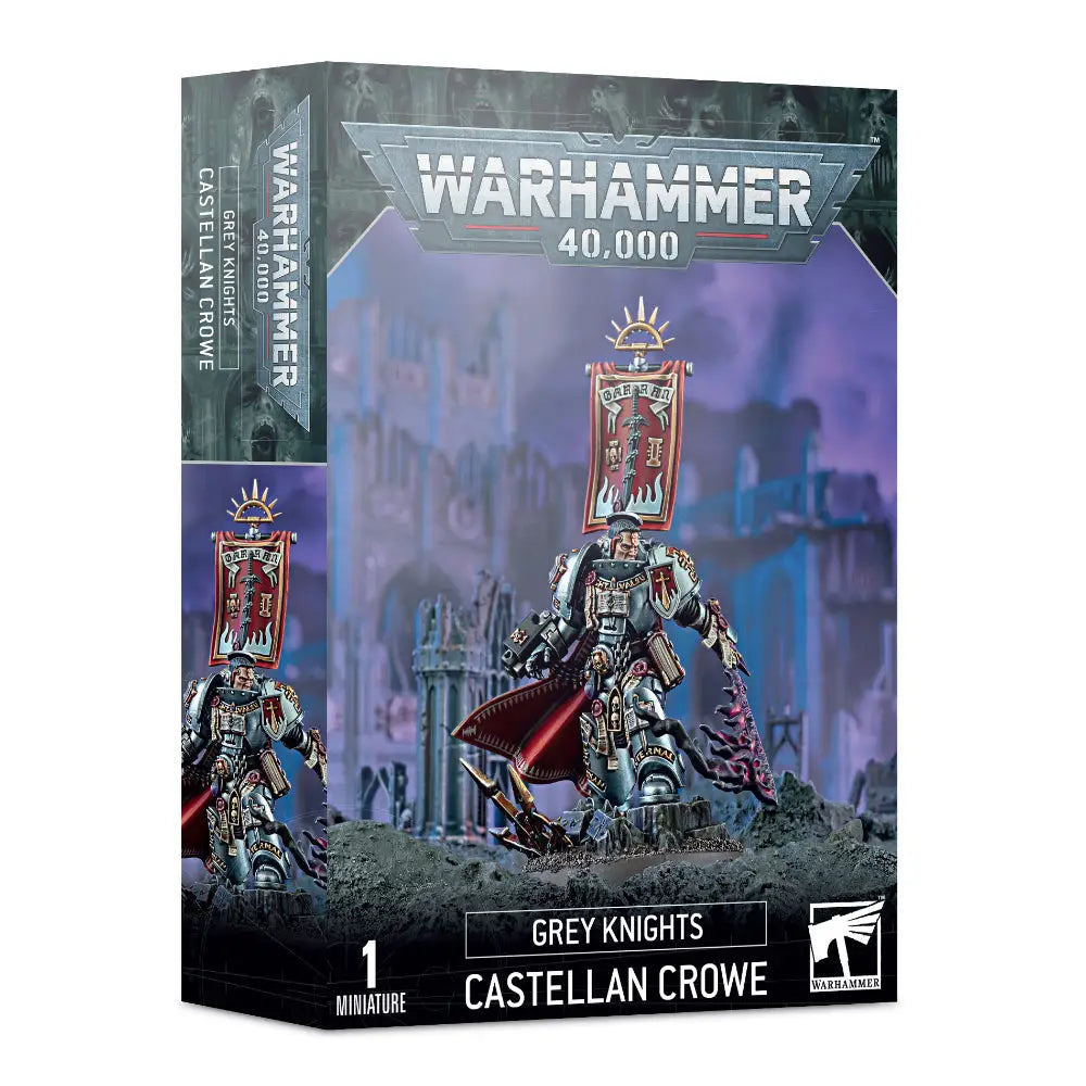 Warhammer 40,000 Grey Knights: Castellan Crowe - Miniatures Games