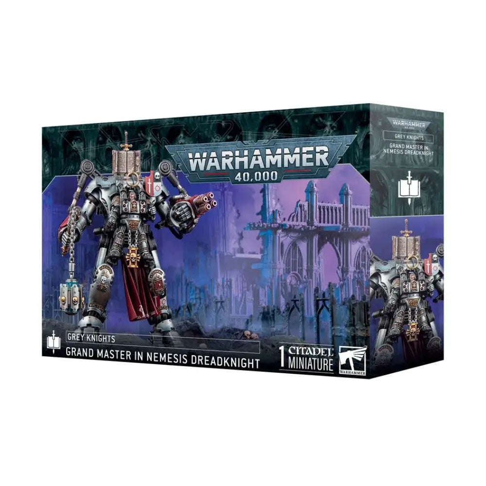 Warhammer 40,000 Grey Knights: Grand Master in Nemesis Dreadknight - Miniatures Games
