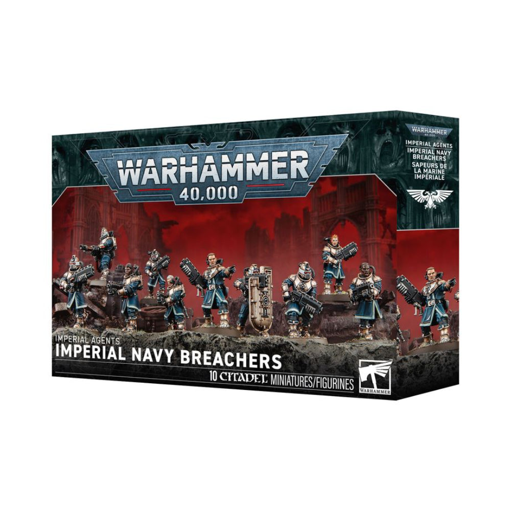 Warhammer 40,000 Imperial Agents: Imperial Navy Breachers - Miniatures Games