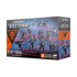 Warhammer 40,000 kill team space marine scout squad box set with ten dark grey and black neophyte miniatures with orange accents