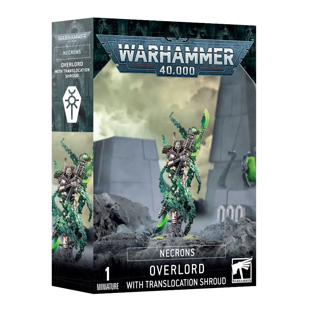 Warhammer 40,000 Necrons: Overlord with Translocation Shroud - Miniatures Games