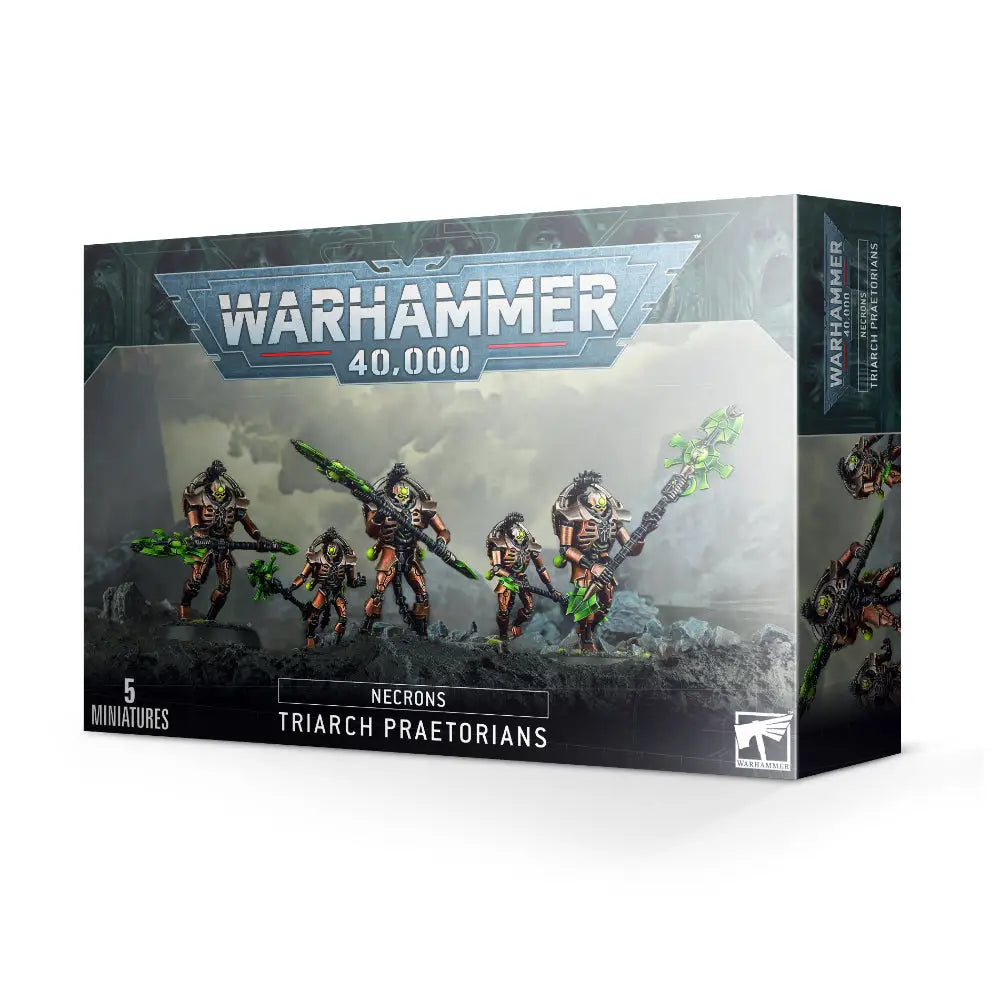 Warhammer 40,000 Necrons: Triarch Praetorians - Miniatures Games