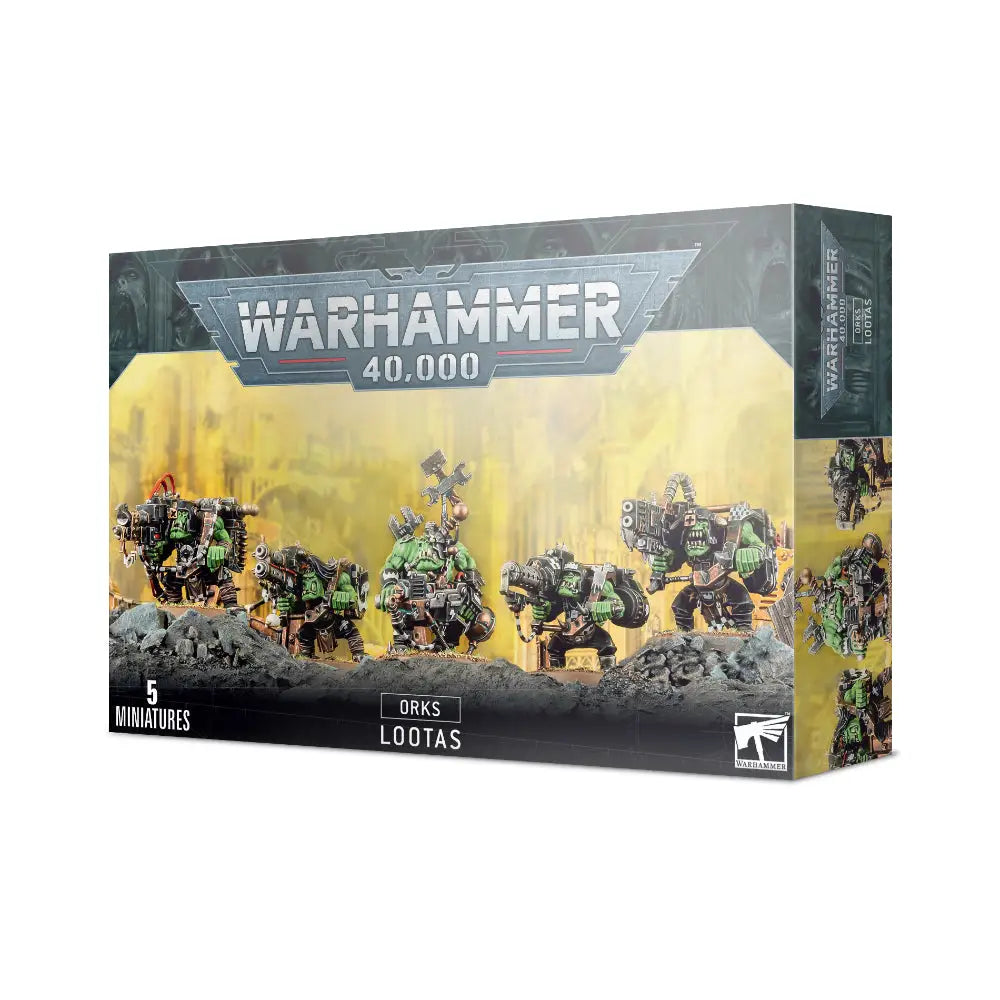 Warhammer 40,000 Orks Lootas / Ork Burnas - Miniatures Games
