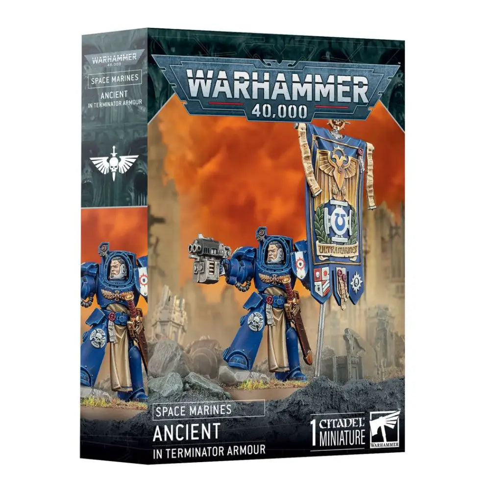 Warhammer 40,000 Space Marines: Ancient in Terminator Armor - Miniatures Games