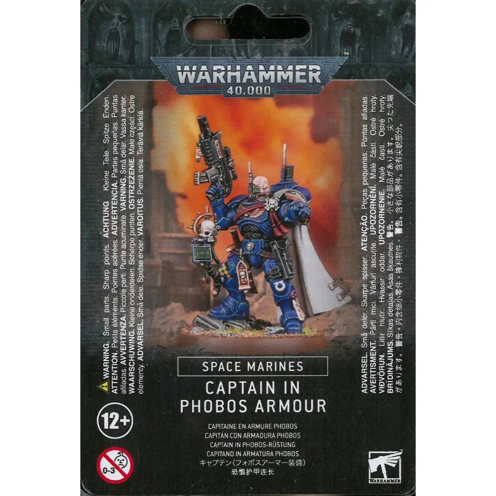 Warhammer 40,000 Space Marines: Captain in Phobos Armor - Miniatures Games