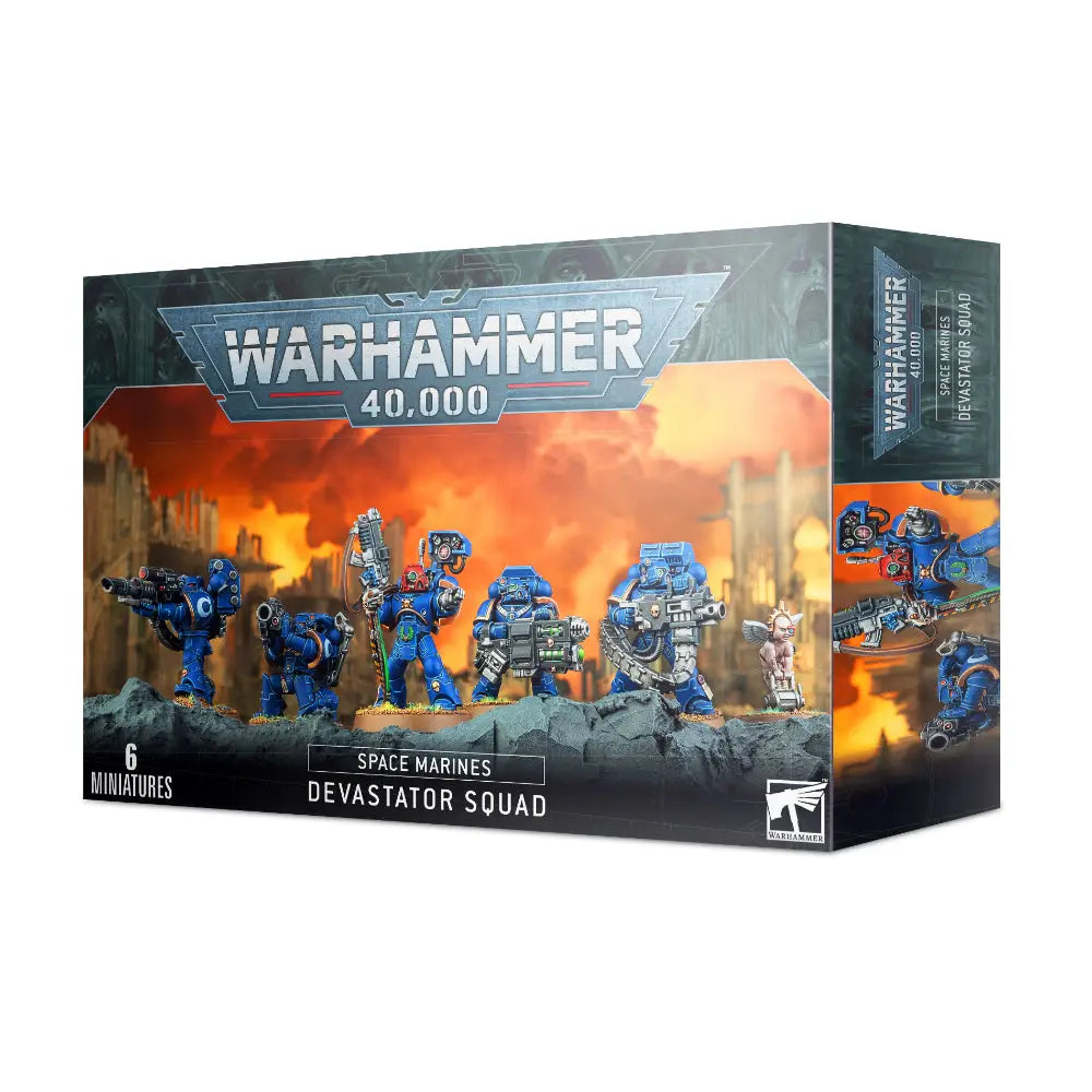 Warhammer 40,000 Space Marines: Devastator Squad - Miniatures Games