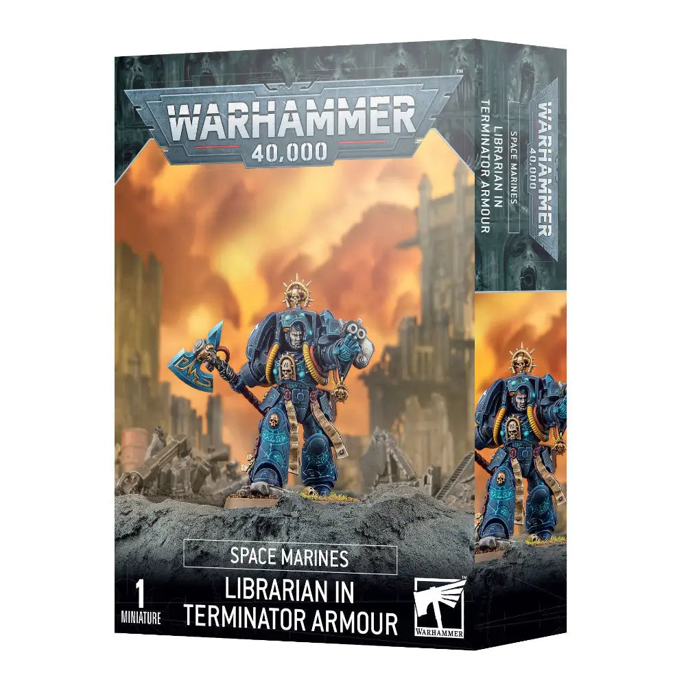 Warhammer 40,000 Space Marines: Librarian in Terminator Armor - Miniatures Games