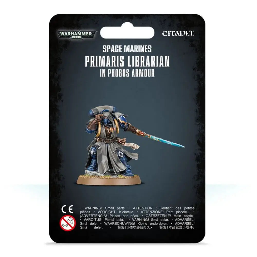 Warhammer 40,000 Space Marines: Primaris Librarian in Phobos Armor - Miniatures Games