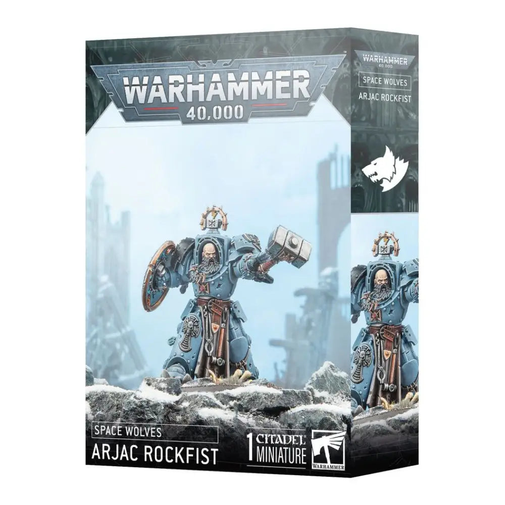 Warhammer 40,000 Space Wolves: Arjac Rockfist - Miniatures Games