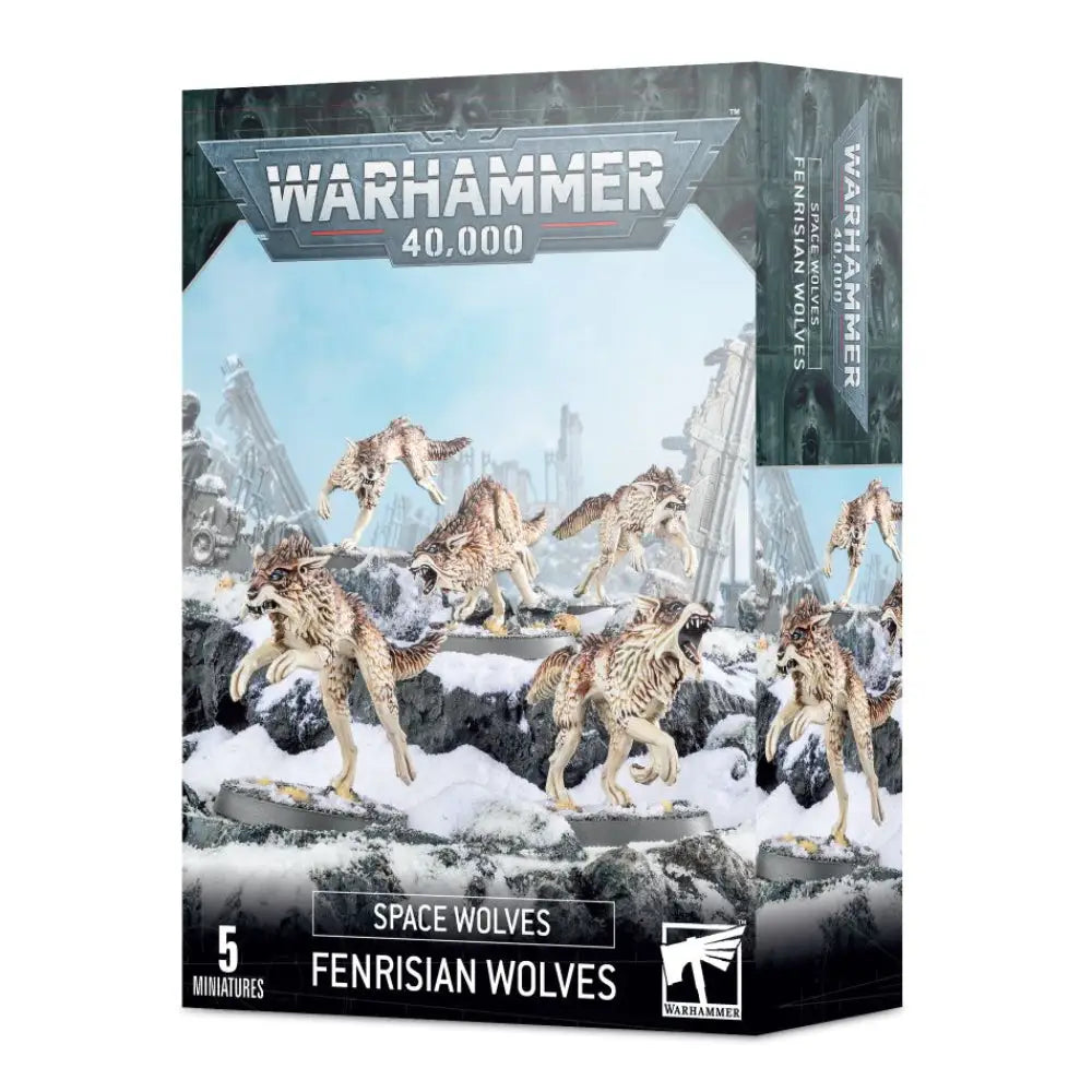 Warhammer 40,000 Space Wolves Fenrisian Wolves - Miniatures Games