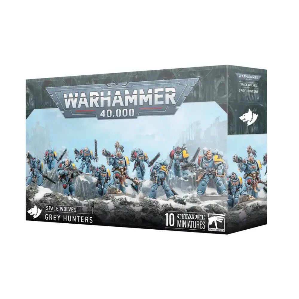 Warhammer 40,000 Space Wolves: Grey Hunters - Miniatures Games