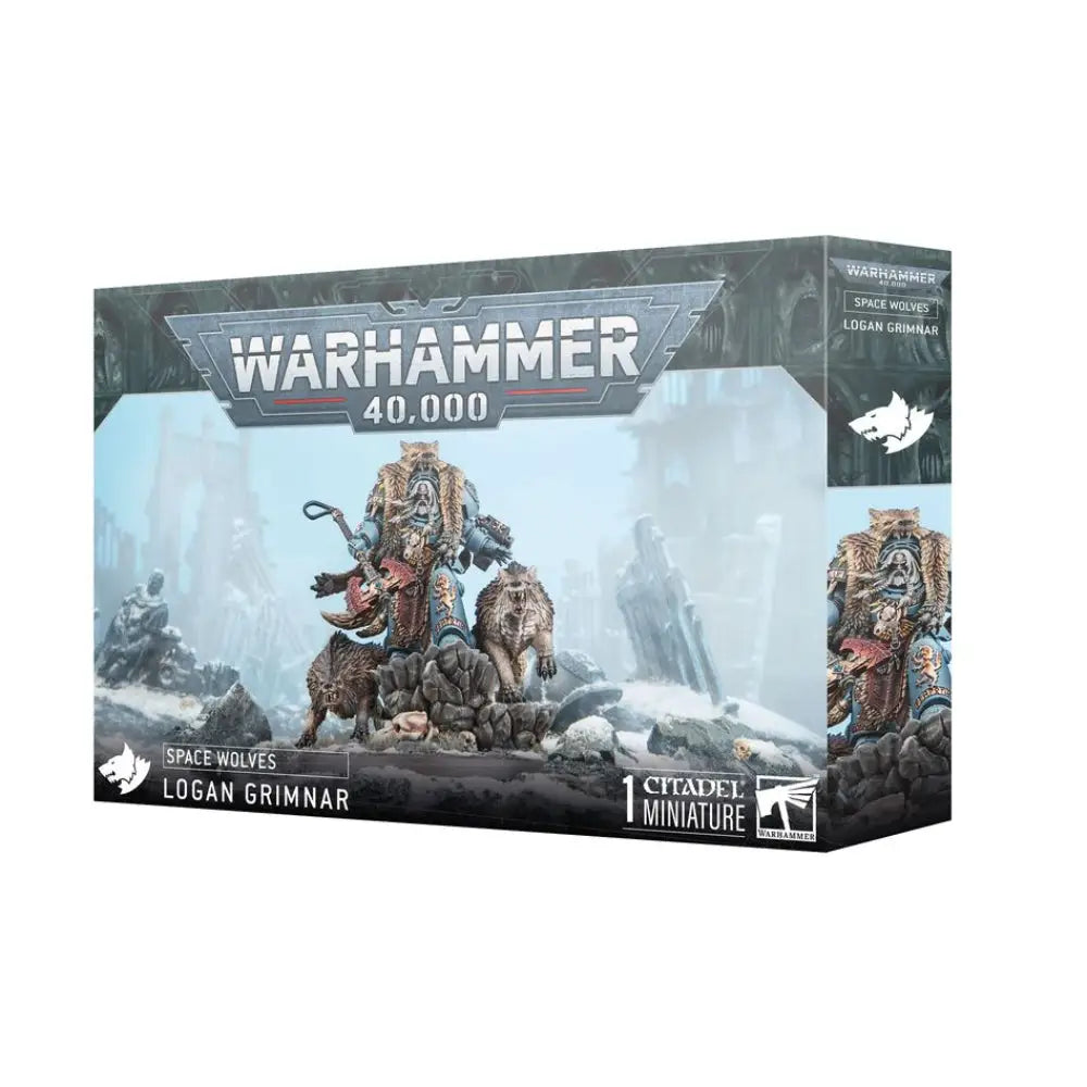 Warhammer 40,000 Space Wolves: Logan Grimnar - Miniatures Games