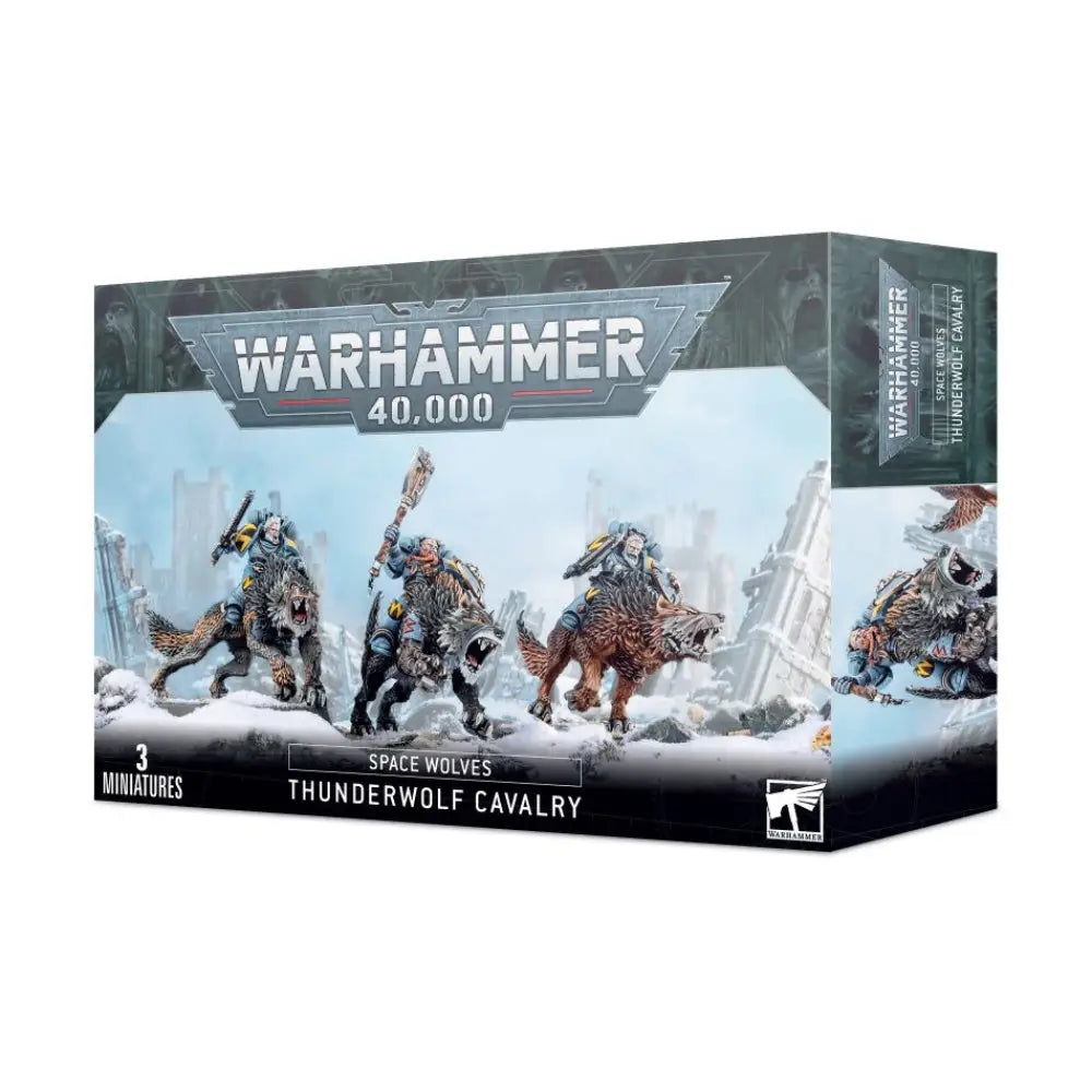 Warhammer 40,000 Space Wolves: Thunderwolf Cavalry - Miniatures Games