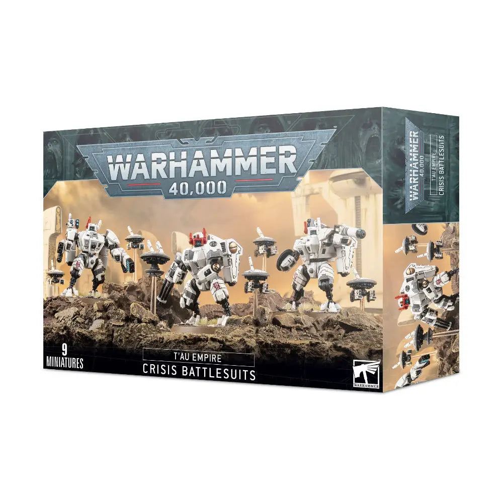 Warhammer 40,000 T’au Empire: Crisis Battlesuits - Miniatures Games
