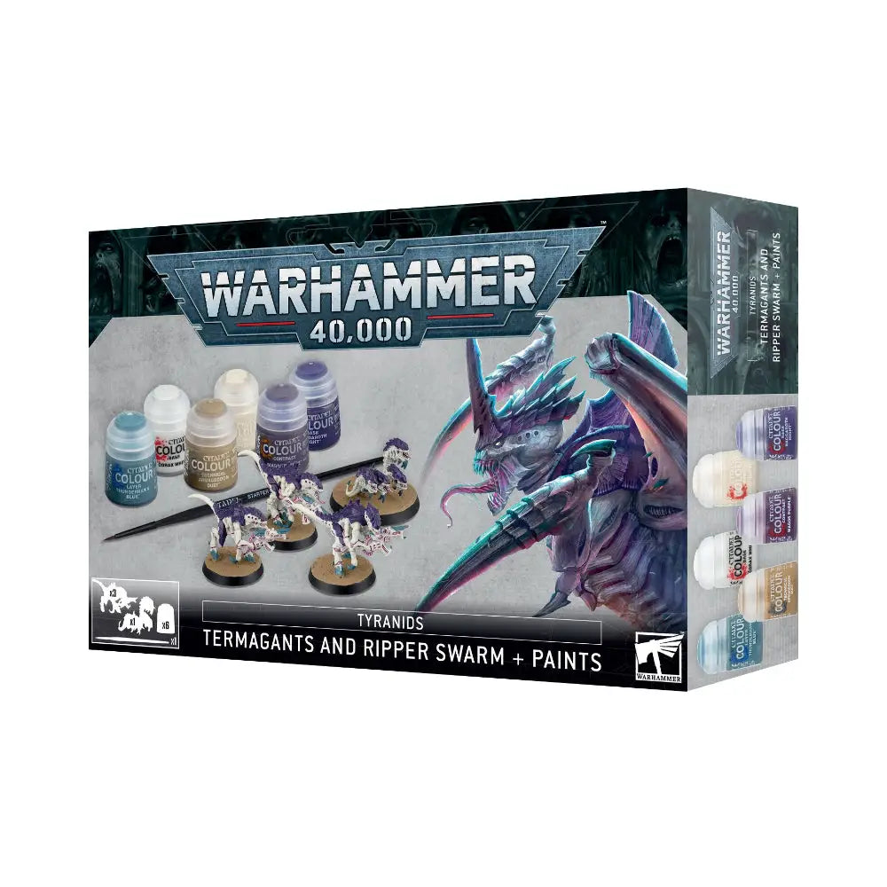 Warhammer 40,000 Termigants & Ripper Swarm and Paint Set Warhammer 40k Games Workshop   