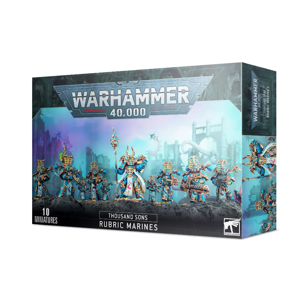 Warhammer 40,000 Thousand Sons: Rubric Marines - Miniatures Games