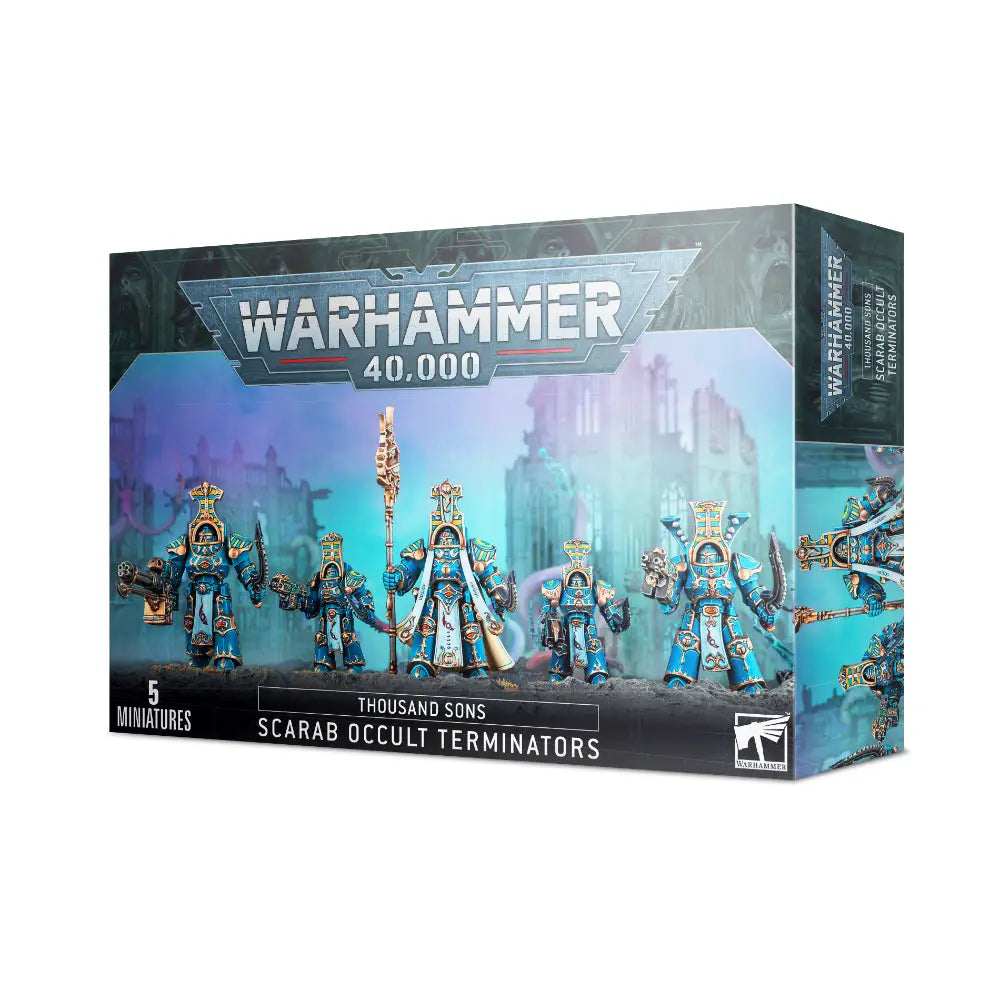 Warhammer 40,000 Thousand Sons: Scarab Occult Terminators Warhammer 40k Games Workshop