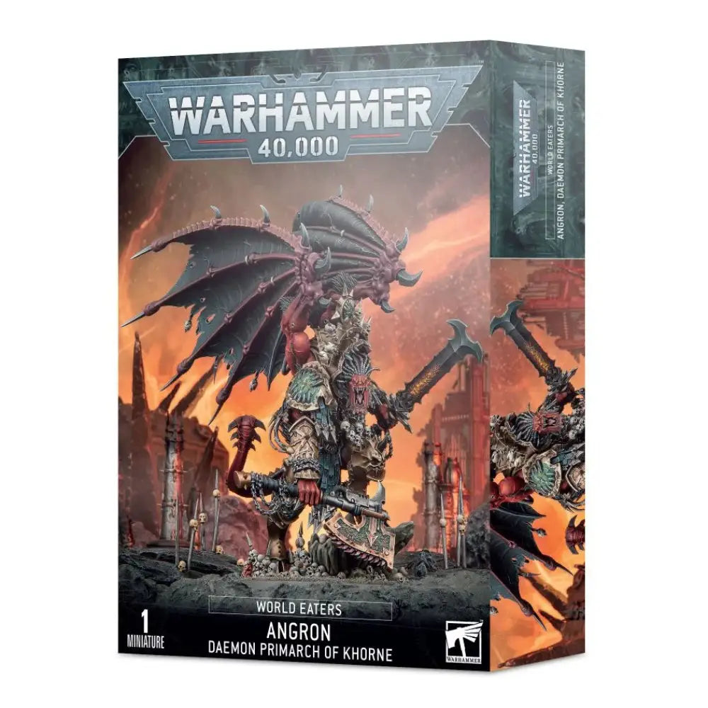 Warhammer 40,000 World Eaters Angron Daemon Primarch of Khorne - Miniatures Games