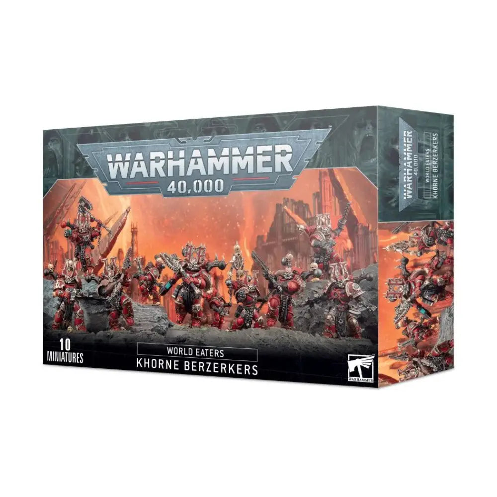 Warhammer 40,000 World Eaters: Khorne Berzerkers - Miniatures Games
