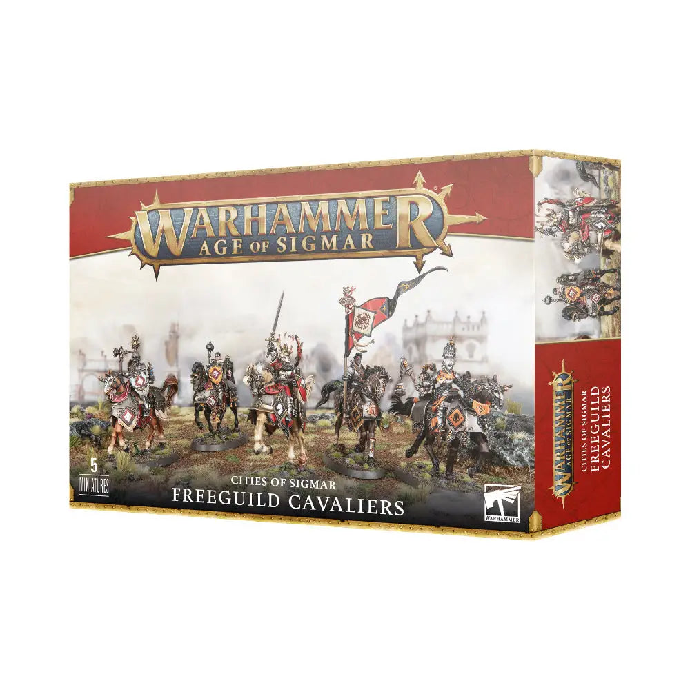 Warhammer Age of Sigmar Cities of Sigmar: Freeguild Cavaliers - Miniatures Games