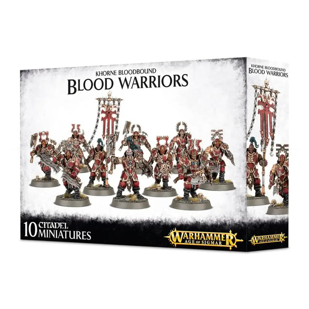 Warhammer Age of Sigmar Khorne Bloodbound Blood Warriors - Miniatures Games