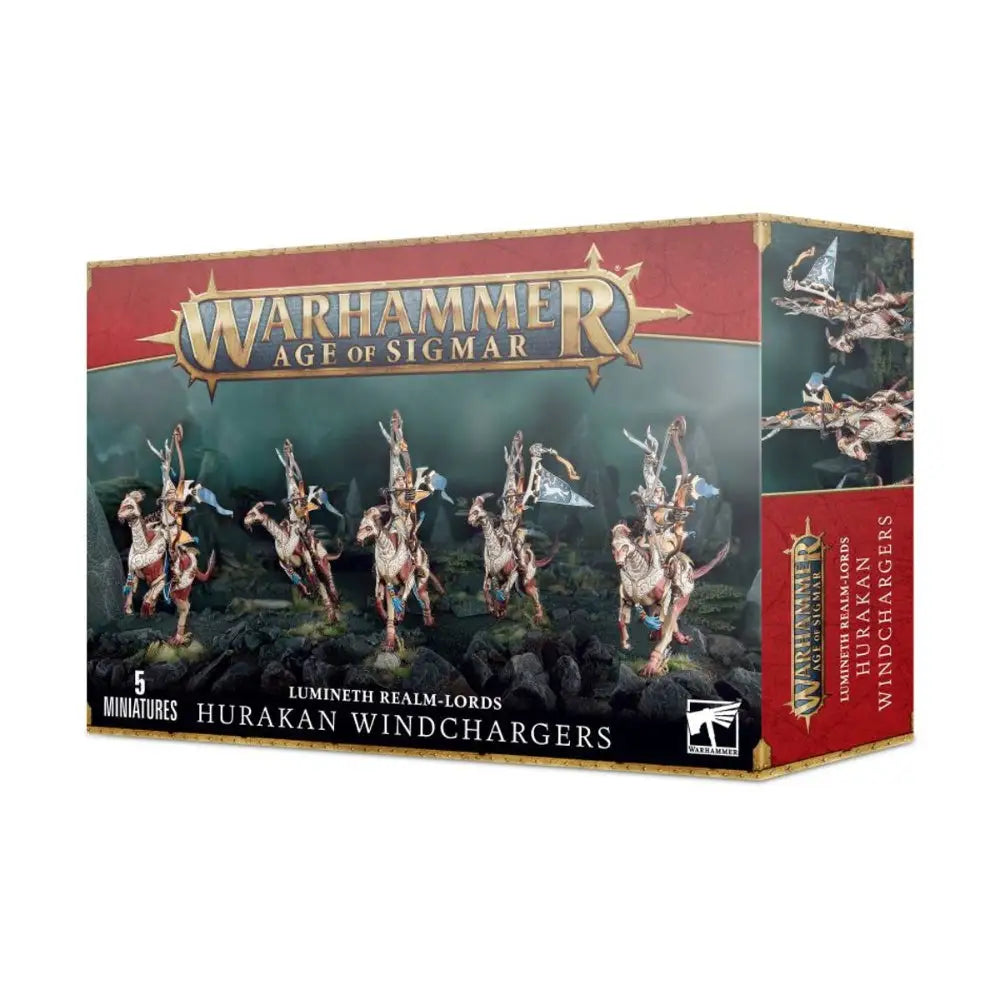 Warhammer Age of Sigmar Lumineth Realm-Lords Hurakan Windchargers - Miniatures Games