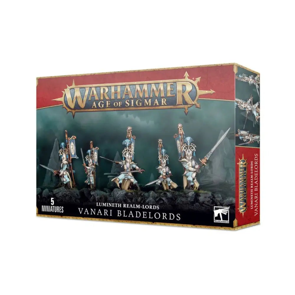 Warhammer Age of Sigmar Lumineth Realm-Lords Vanari Bladelords - Miniatures Games