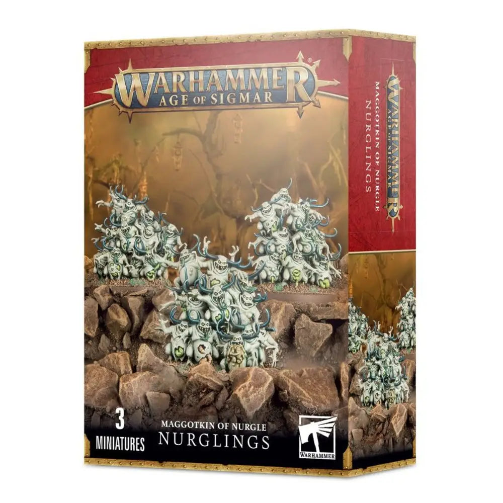 Warhammer Age of Sigmar Maggotkin of Nurgle Nurglings - Miniatures Games