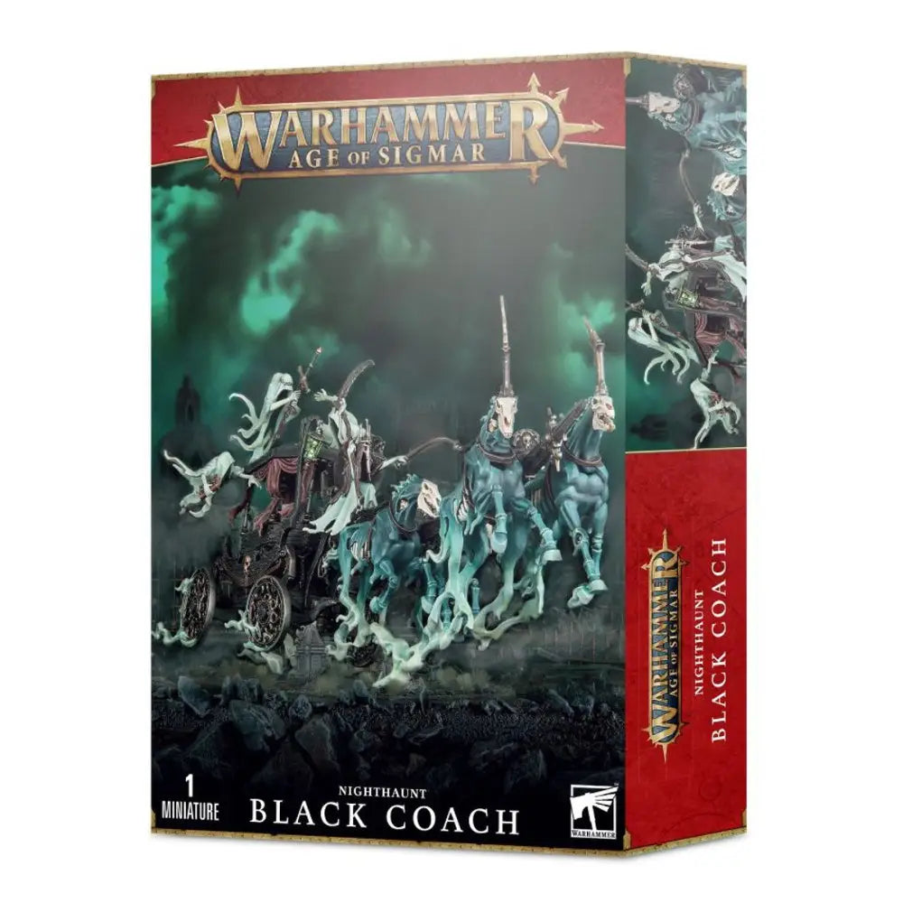 Warhammer Age of Sigmar Nighthaunt Black Coach - Miniatures Games