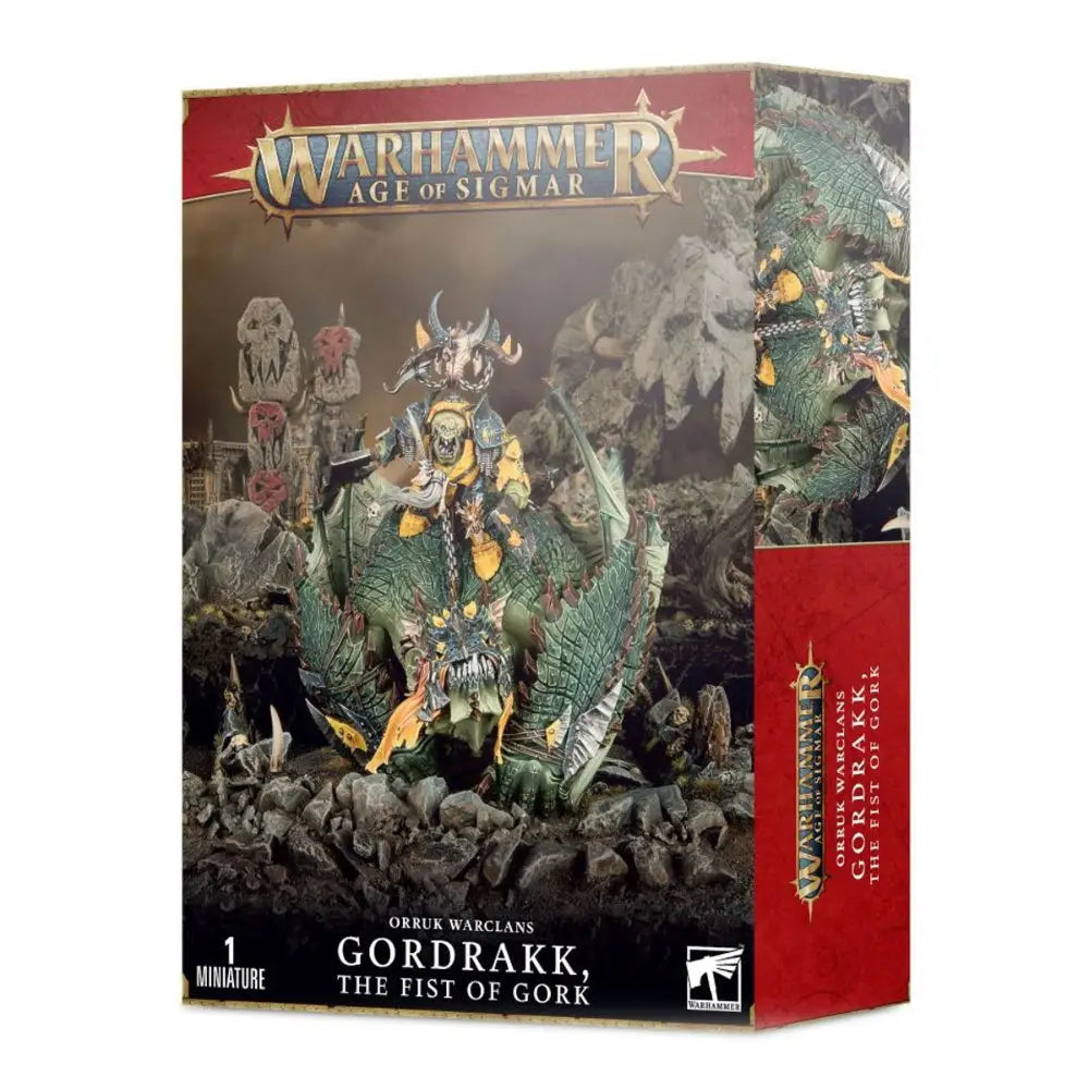 Warhammer Age of Sigmar Orruk Warclans Gordrakk The Fist of Gork - Miniatures Games