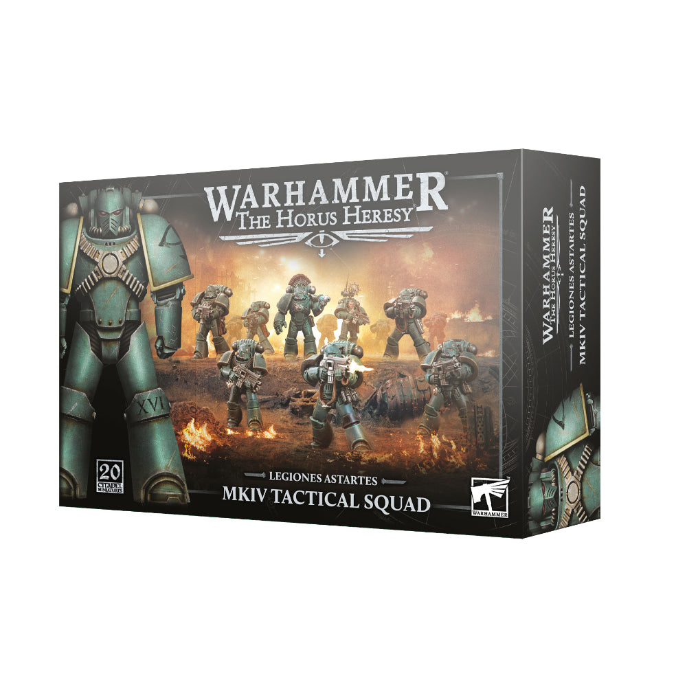 Warhammer Horus Heresy Legiones Astartes MKIV Tactical Squad - Miniatures Games