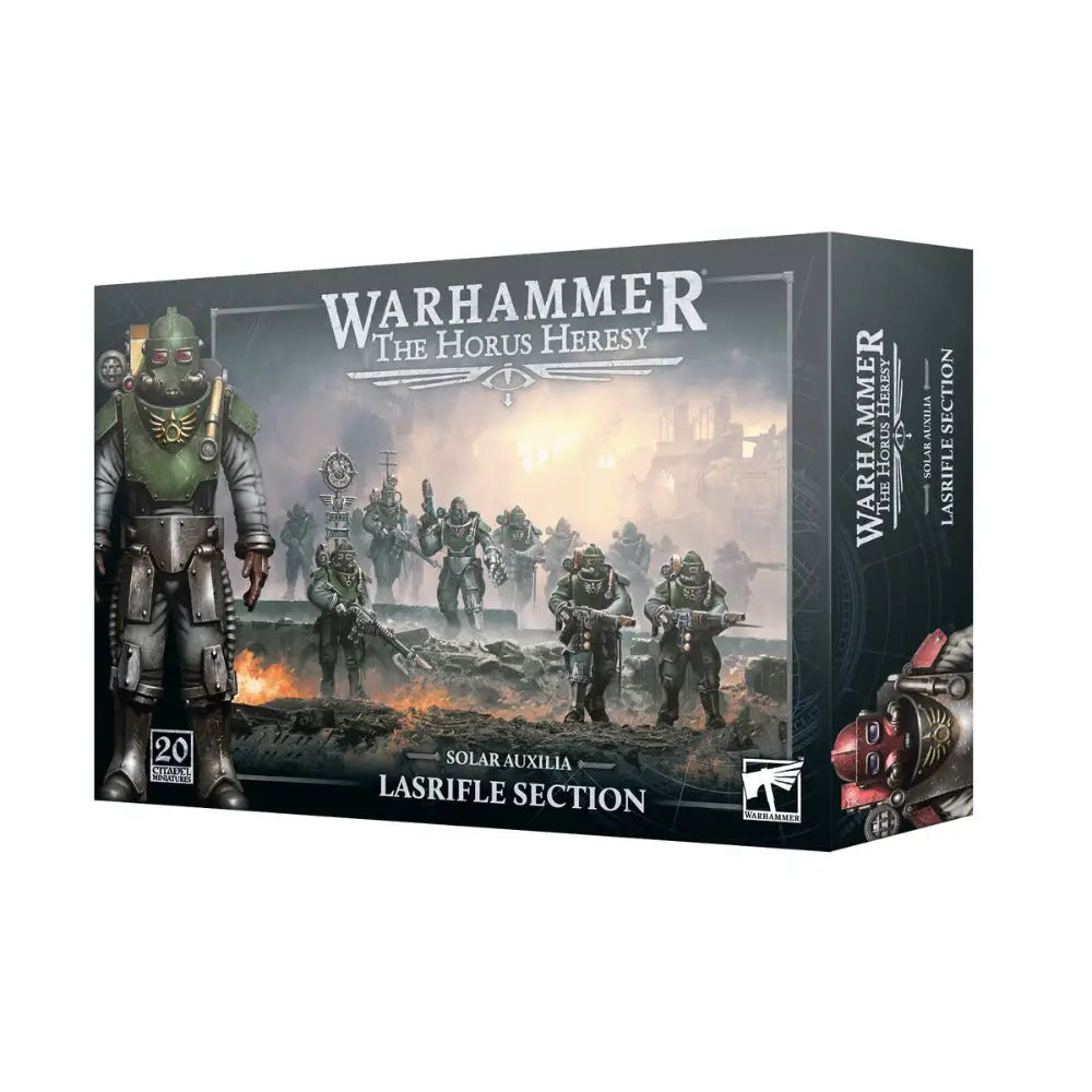 Warhammer Horus Heresy Solar Auxilia Lasrifle Section - Miniatures Games