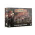 Warhammer Necromunda Goliath Forge Bosses and Sumpkrocs miniatures set with detailed painted figures in dark metallic and flesh tones