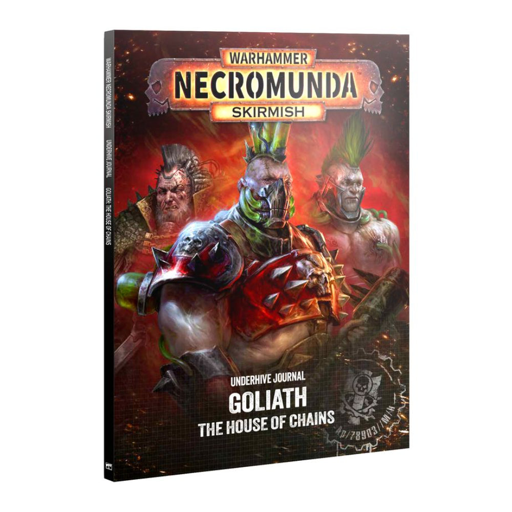 Warhammer necromunda underhive journal goliath the house of chains with detailed skirmish notes on cover