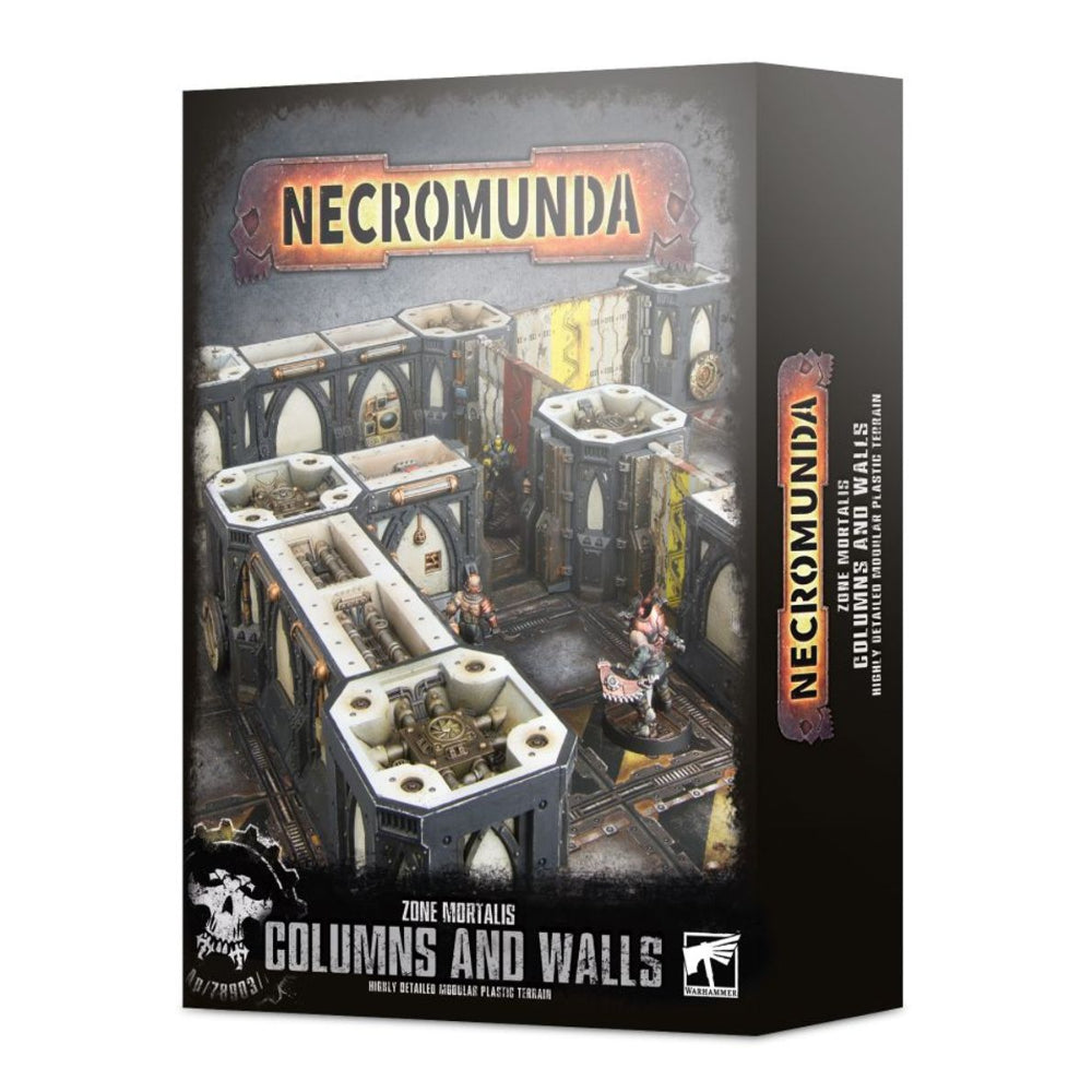 Warhammer Necromunda Zone Mortalis Columns & Walls Terrain