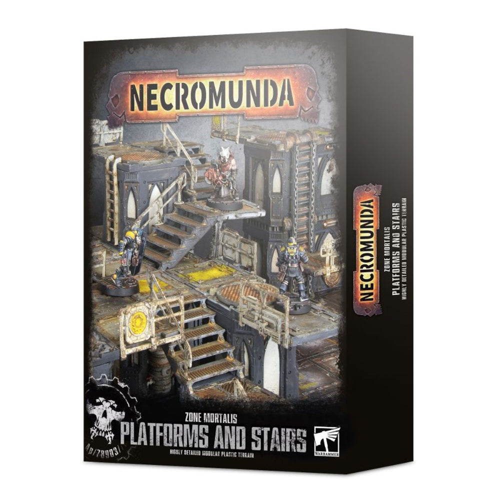 Warhammer Necromunda Zone Mortalis Platforms & Stairs Terrain