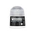 White plastic bottle with translucent cap containing warhammer tone pro blackstone void acrylic paint 12ml