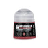 Warhammer tone pro carmine blades 12ml paint in a small translucent plastic bottle with matching cap and black label