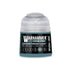 A small translucent plastic bottle of warhammer tone pro paint in the shade craventhorne cloak 12ml
