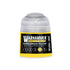 A vibrant Warhammer Tone Pro paint bottle in hawkshroud yellow with a black label and clear plastic cap 12ml