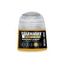 A small cylindrical bottle of Warhammer Tone Pro paint in the color Khemri Sand 12ml for miniature painting