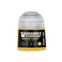 A small cylindrical bottle of Warhammer Tone Pro paint in the color Khemri Sand 12ml for miniature painting